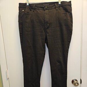 Size 18W Curve Appeal Black Skinny Jeans